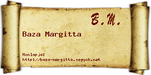 Baza Margitta névjegykártya